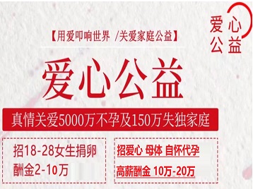 朔城捐卵助孕生子 爱心志愿者招募